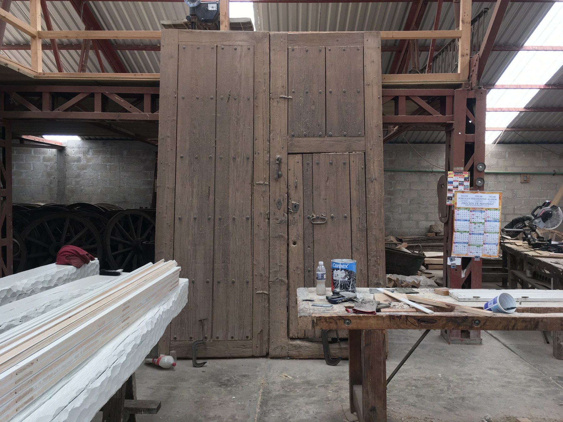 Puerta antigua de madera